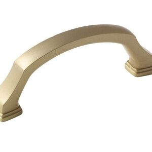 (3) Amerock Revitalize 3” Center To Center Cabinet Pull Golden Champagne